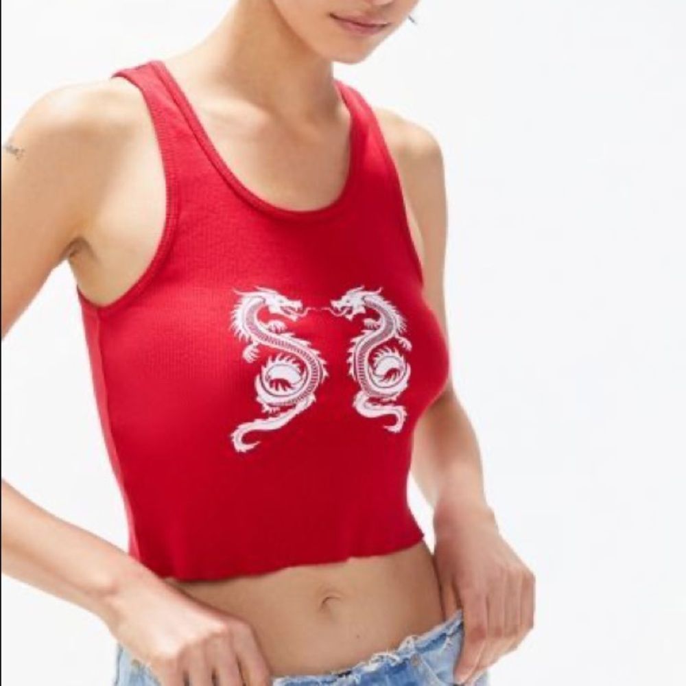 Red dragon tank top from urban outfitters